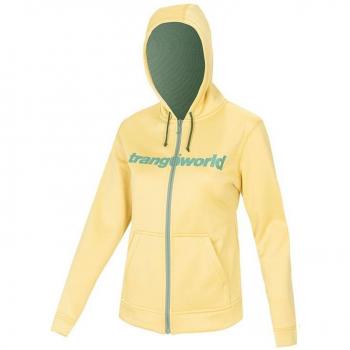Chaqueta Trangoworld Liena amarilla con capucha para mujer