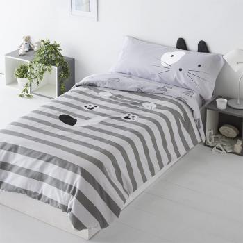 Funda Nórdica Reversible Gato para Cama 105