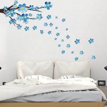 Plum Floral Wall Decals