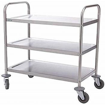 Stainless Steel 3 Tier Trolley