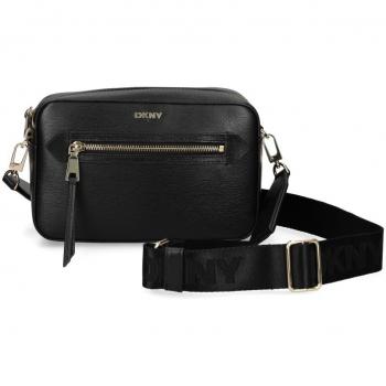 DKNY Bryant Ave Black Leather Handbag 23 cm