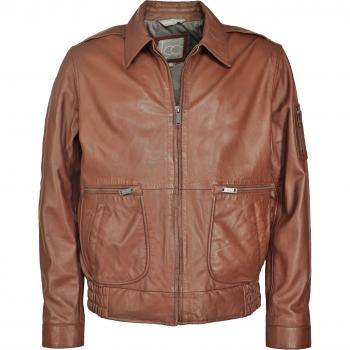 JCC Herren Lederjacke Cognac Gr. 68