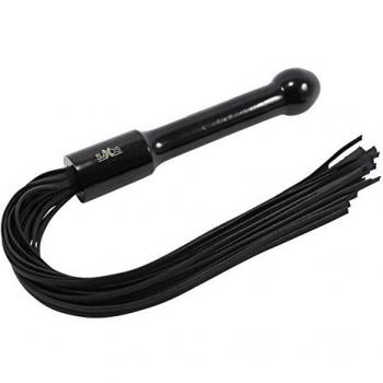 Leder‑Stallion Flogger mit Holzgriff