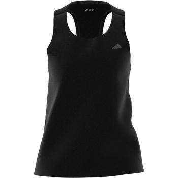 Camiseta de running adidas Adizero Tank mujer negro gris L