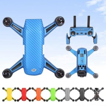 Carbon Fiber Skin Wrap for DJI SPARK Drone Body