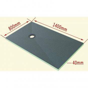 Ducha Extrusionada 1400x800mm con Accesorios