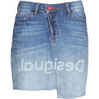 Jupes Desigual LOG Bleu US 28