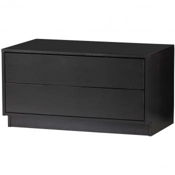 Woood Finca Tv Meubel 40,3x75x40 cm Zwart Grenen