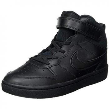 Nike Court Borough Mid 2 Kinder Sneaker Schwarz/Schwarz