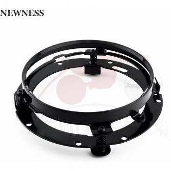 Headlight Mounting Bracket for 7-Inch LED Round Light for Jeep Wrangler JK