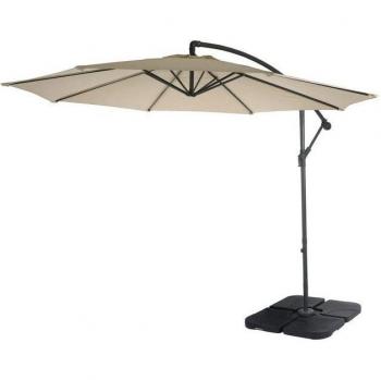 Terni Ampelschirm, Sonnenschutz, Ø 3m, Polyester