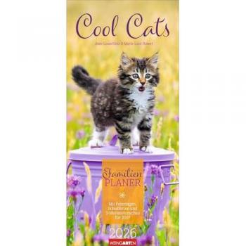 Cool Cats Familienplaner 2026