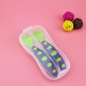 Baby Feeding Set with Transparent Storage Container