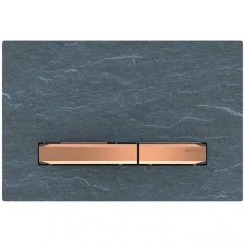 Bouton de chasse Geberit Sigma 50 ardoise Mustang