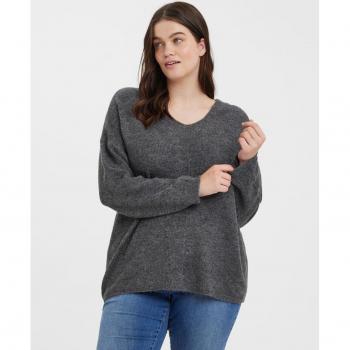 Vero Moda Curve Unifarbener Pullover