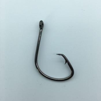 50pc Octopus/Circle Hooks, Black Color, Sizes 1# to 5/0# for Bass Fishing