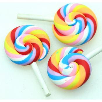 Baby Shower Polymer Clay Lollipop Figures – 10 Pack