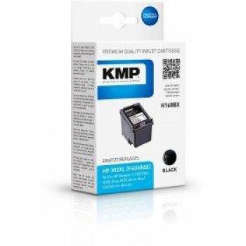 KMP H168BX Tinte ERSETZT HP 302XL / F6U68AE black
