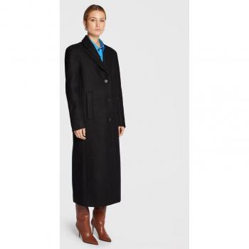 Wollmantel Boyle RM1487 – Schwarz, Boxy Design