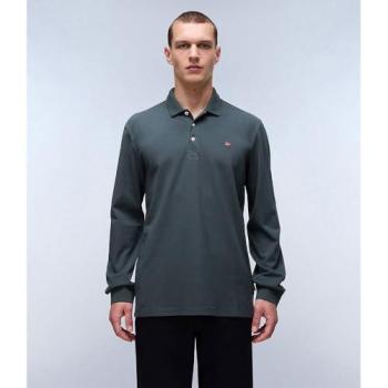 Green Urban Long Sleeve Polo – XS