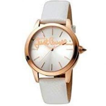 Just Cavalli Rose Steel Leather Watch