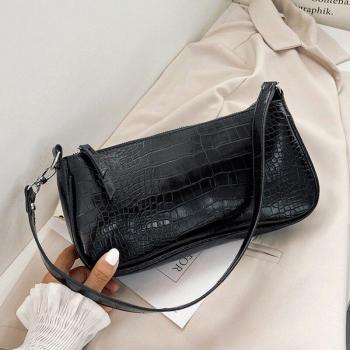 Women’s Retro Alligator Pattern Subaxillary Handbag