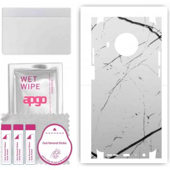 Nokia X100 Full-Body Marble Vinyl Cover