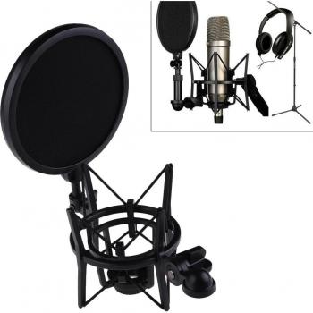 Mic Shock Mount with Filter Screen for Rode K2 NT1-A