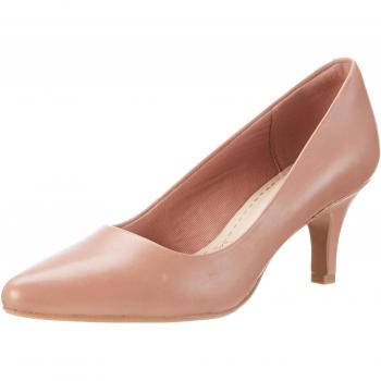 Clarks Scarpe con Tacco Donna, Beige (Dusty Pink Lea), 42 EU