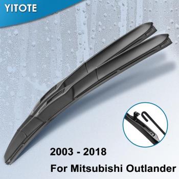 YITOTE Windschutzscheibenwischer für Mitsubishi Outlander, Hybrid, Hakenarm, ab 2003