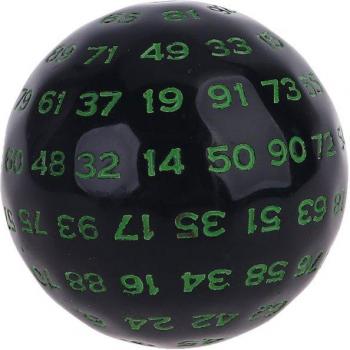 Acrylic D100 Dice for Table Games