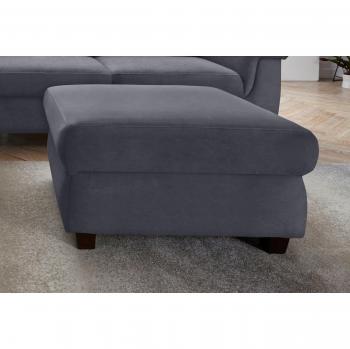 Luxus-Microfaser Hocker „DOMO Sully“ – Chenille‑Finish