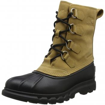 Sorel Herren Portzman Classic Schneestiefel, Braun (Buff/Black), Größe 48