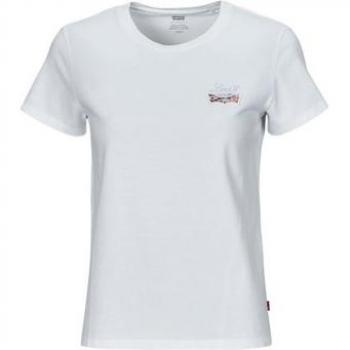 Camiseta Levi's Perfect manga corta blanca para mujer
