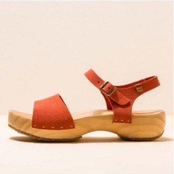El Naturalista N5831 Sandalias de piel color Coral para mujer
