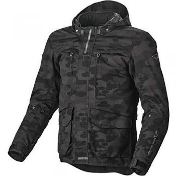 Macna Rival Motorradschutzjacke – Dunkelgraue Camouflage – 3XL
