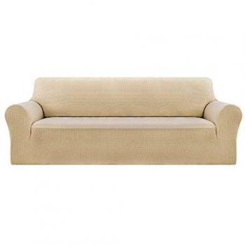 Deconovo Stretch Sofa Cover Small Checks
