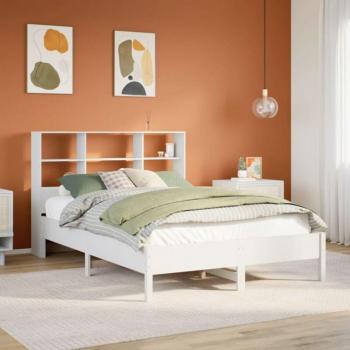 Piano Letto Libreria Pino 140x200