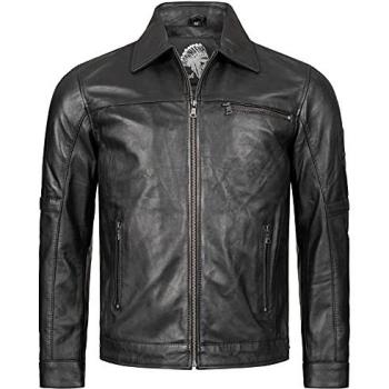 Rock Creek Freizeit Lederjacke
