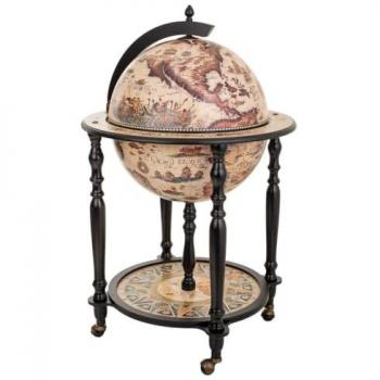 Kit Mueble Botellero Globo Terraqueo: Estilo y Función