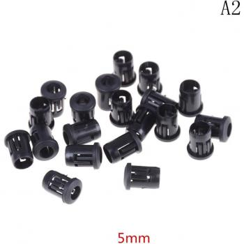 20pcs Black Plastic Holder for 3mm/5mm/8mm/10mm LED Diodes