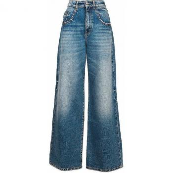 ICON DENIM Damen Flared Fit Dunkelblau Jeans Größe 26