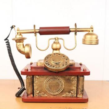 Vintage Landline Telephone Art Piece