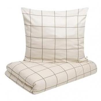 Bettwäsche S.OLIVER Satinbettwäsche s.Oliver, 135 cm x 200 cm, beige (beige, grau), Mako-Satin