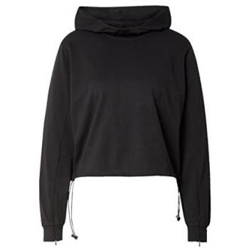 Mujer 4F: Sudadera Negra con Capucha, Talla L