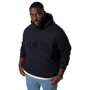 Herren‑Hoodie XL STHUGE – Blau, 100 % Baumwolle / 25 % Polyester