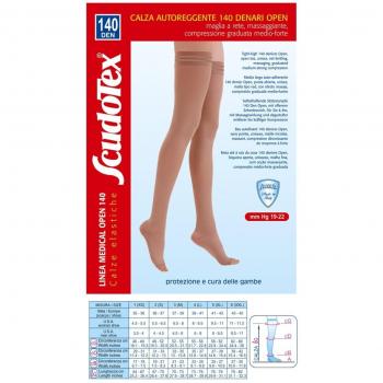 Scudotex 140 Bas Réparable Automatique Open Toe