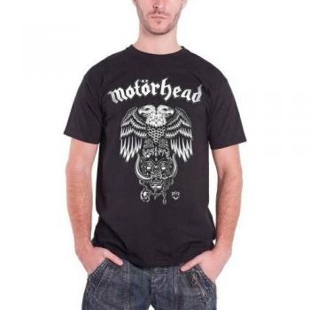 Motorhead Unisex Volwassen Hiro Dubbele Adelaar T-Shirt S Zwart