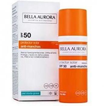 Bella aurora fotoprotector facial spf50 antimanchas piel mixta 50ml