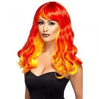 Smiffy's Parrucca Ombre Rossa e Bionda
